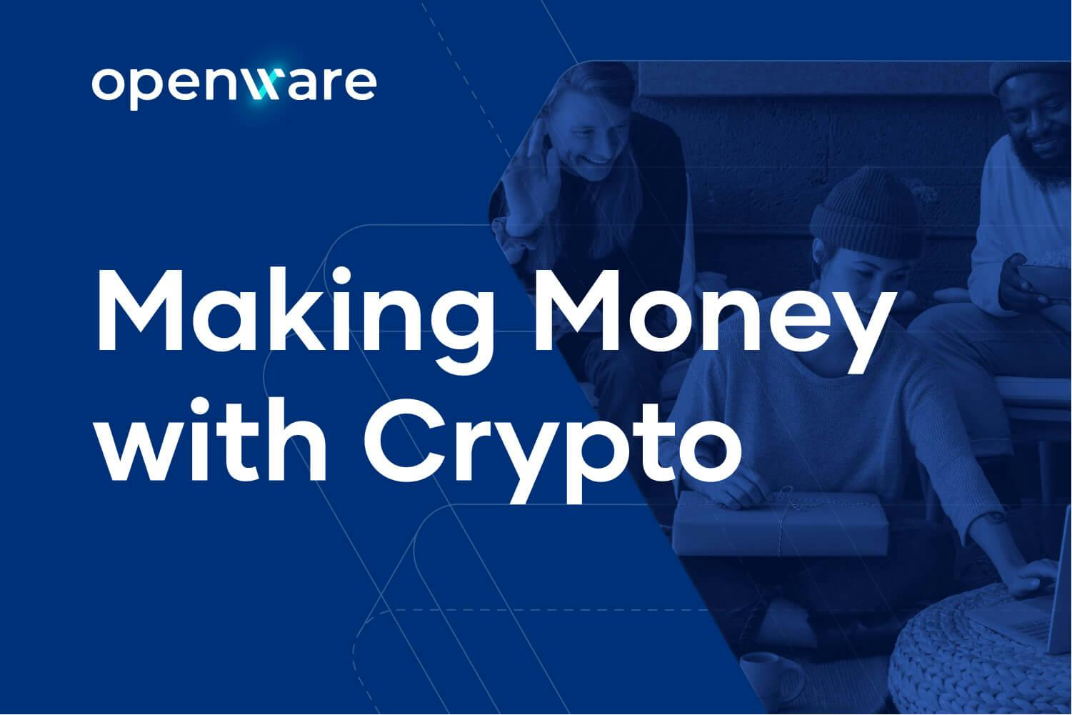 Banner image that says Making Money with Crypto