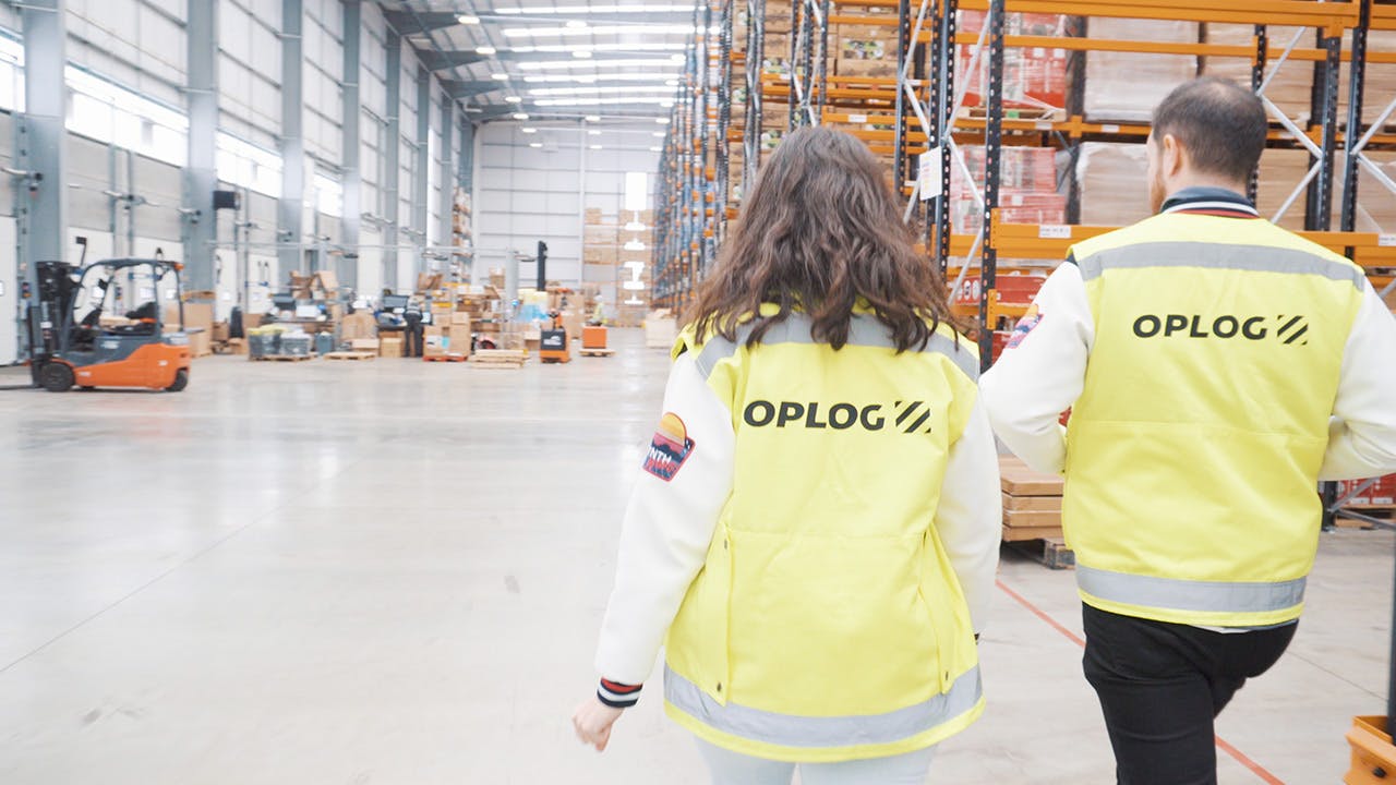 workers walking in the warehouse