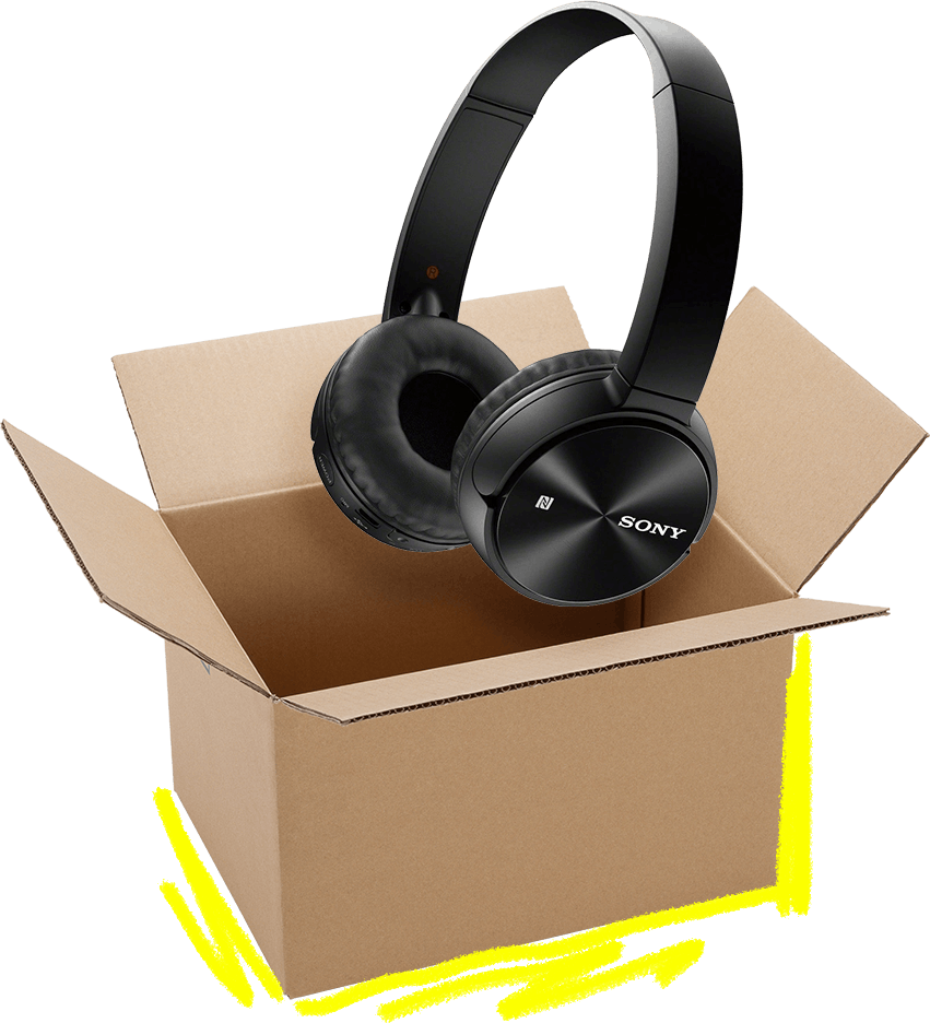 headphones come out of the box
