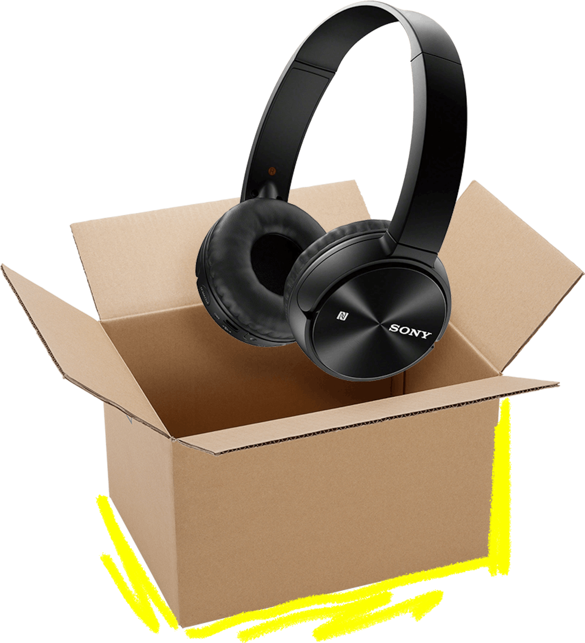 headphones come out of the box