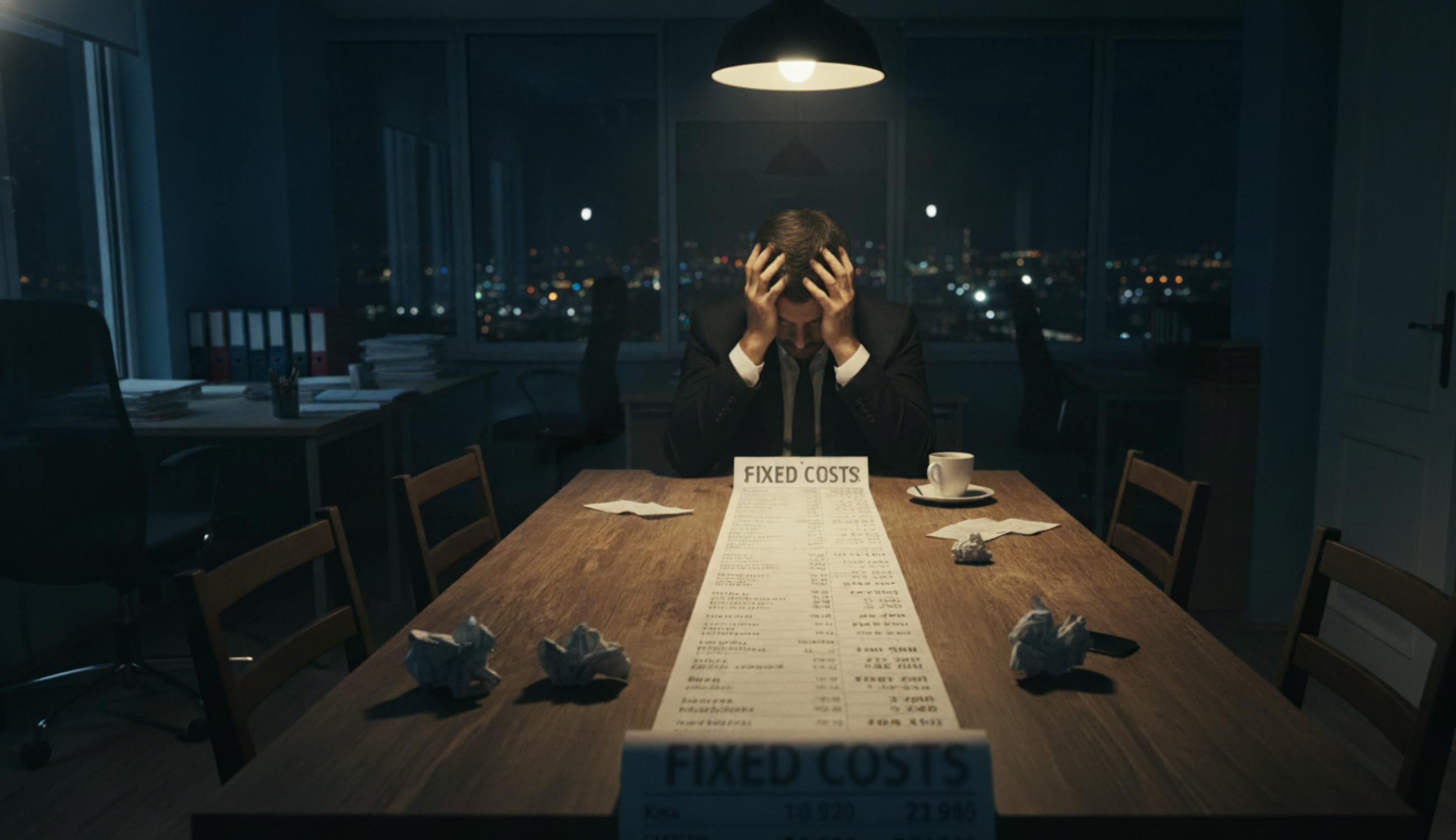 A CEO is sad to see fixed costs that he got from a traditional 3PL