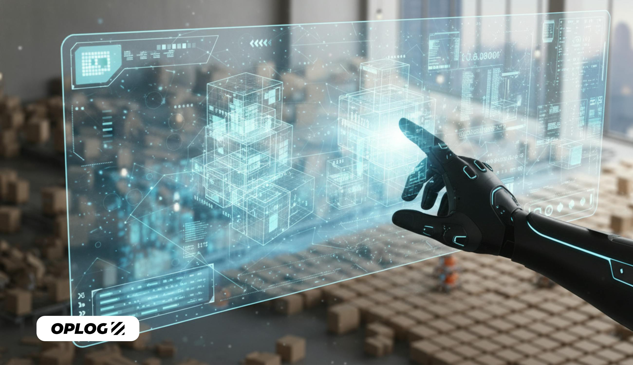 Stok yönetimi yapan bir el.