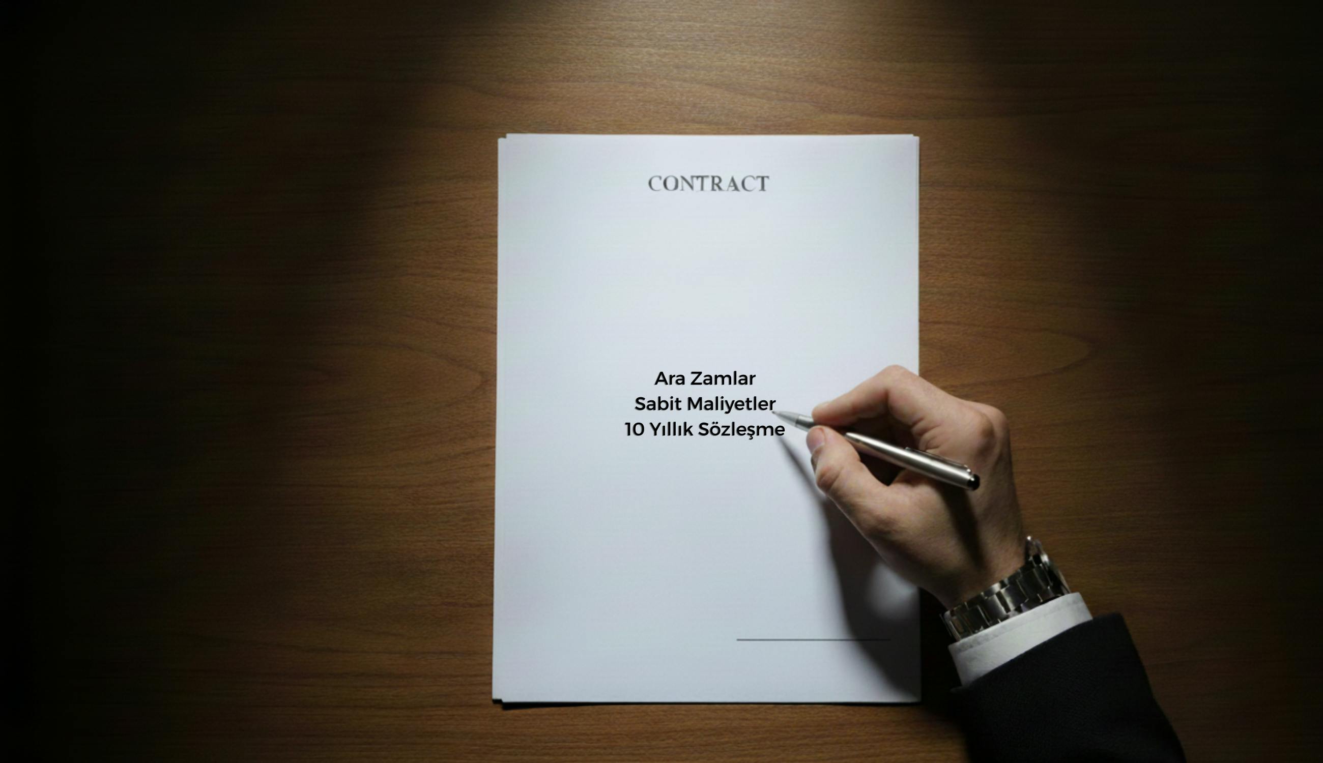 Sabit fulfillment maliyetleri ve ara zamlar yer alan kontrat lojistiği sözleşmesi