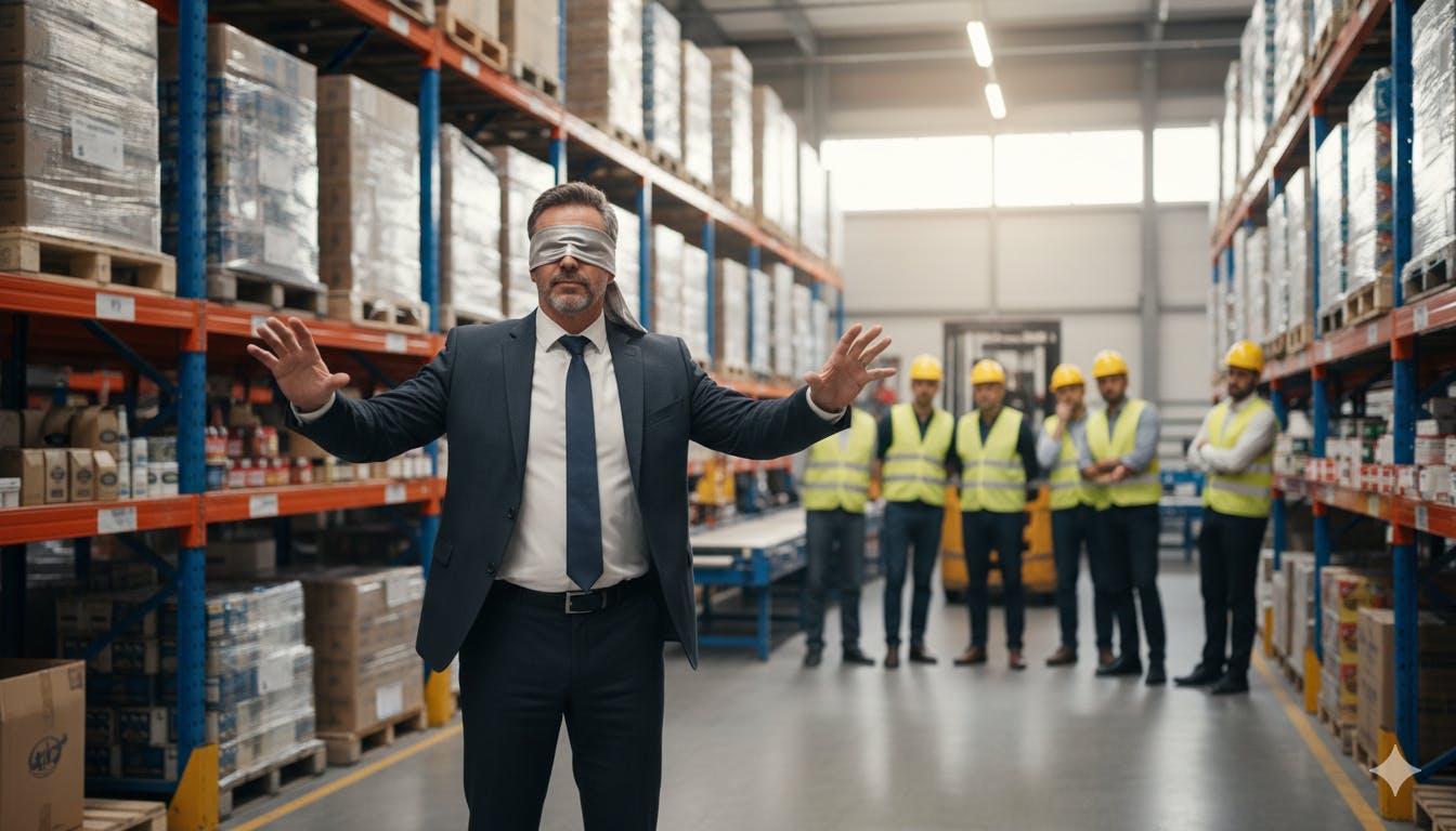 An executive who doesn't use supply chain control tower.