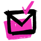 pink envelope icon