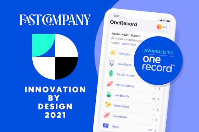 OneRecord - Fast Company’s 2021 Innovation by Design Award