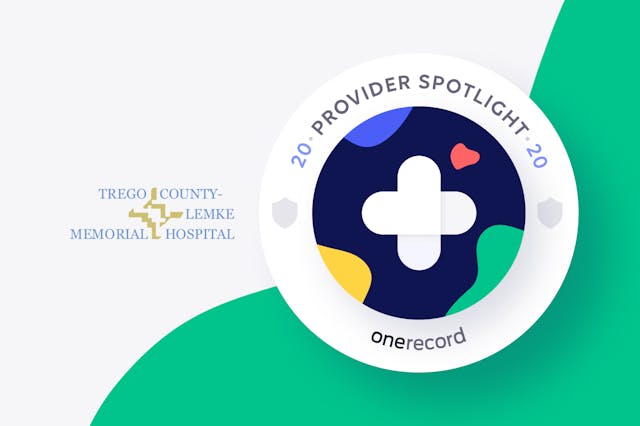 Trego County Lemke Memorial Hospital OneRecord Provider Spotlight Medallion 