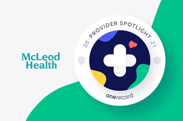 McLeod Health OneRecord Provider Spotlight Medallion 