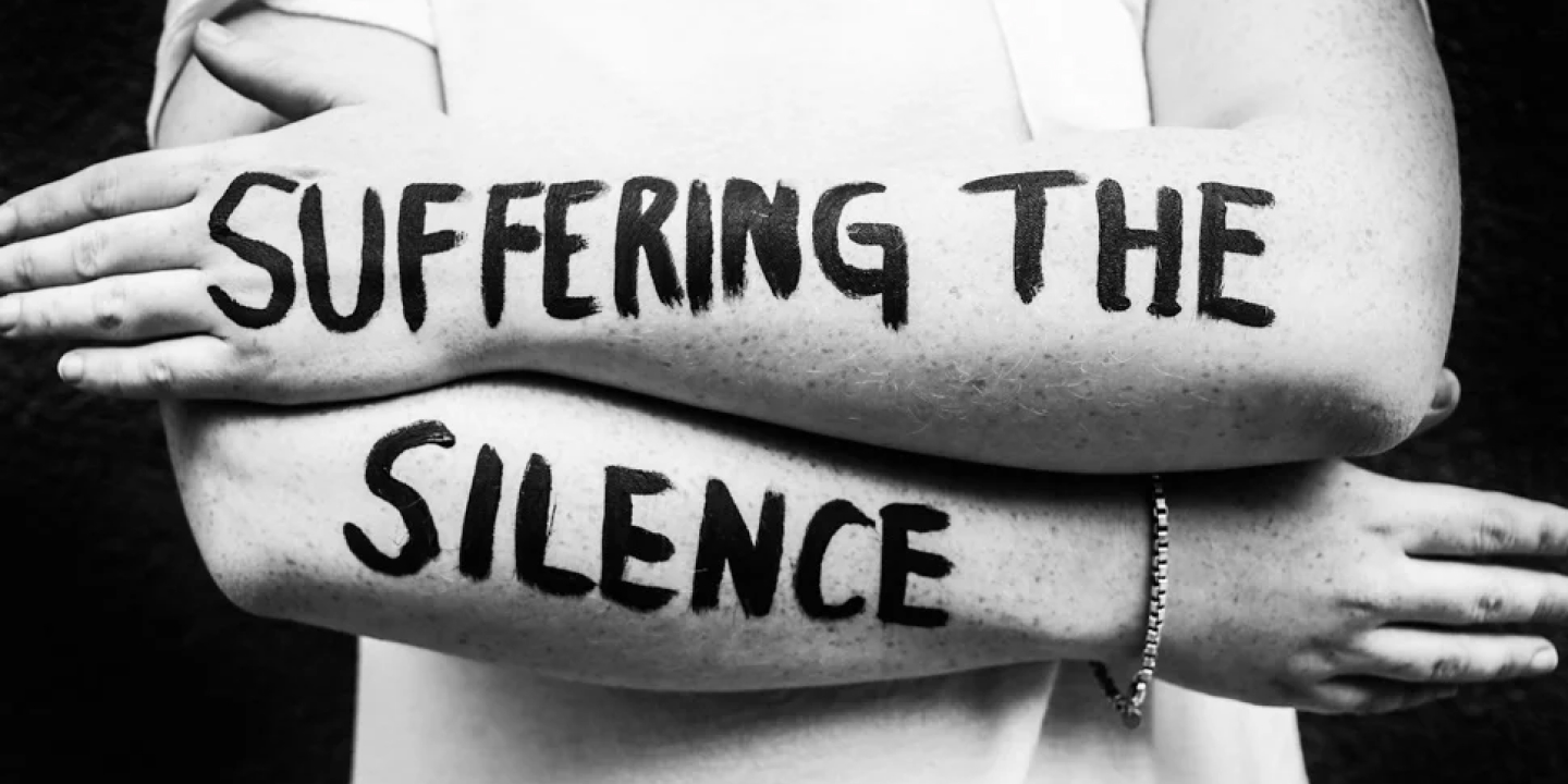 men suffer in silence