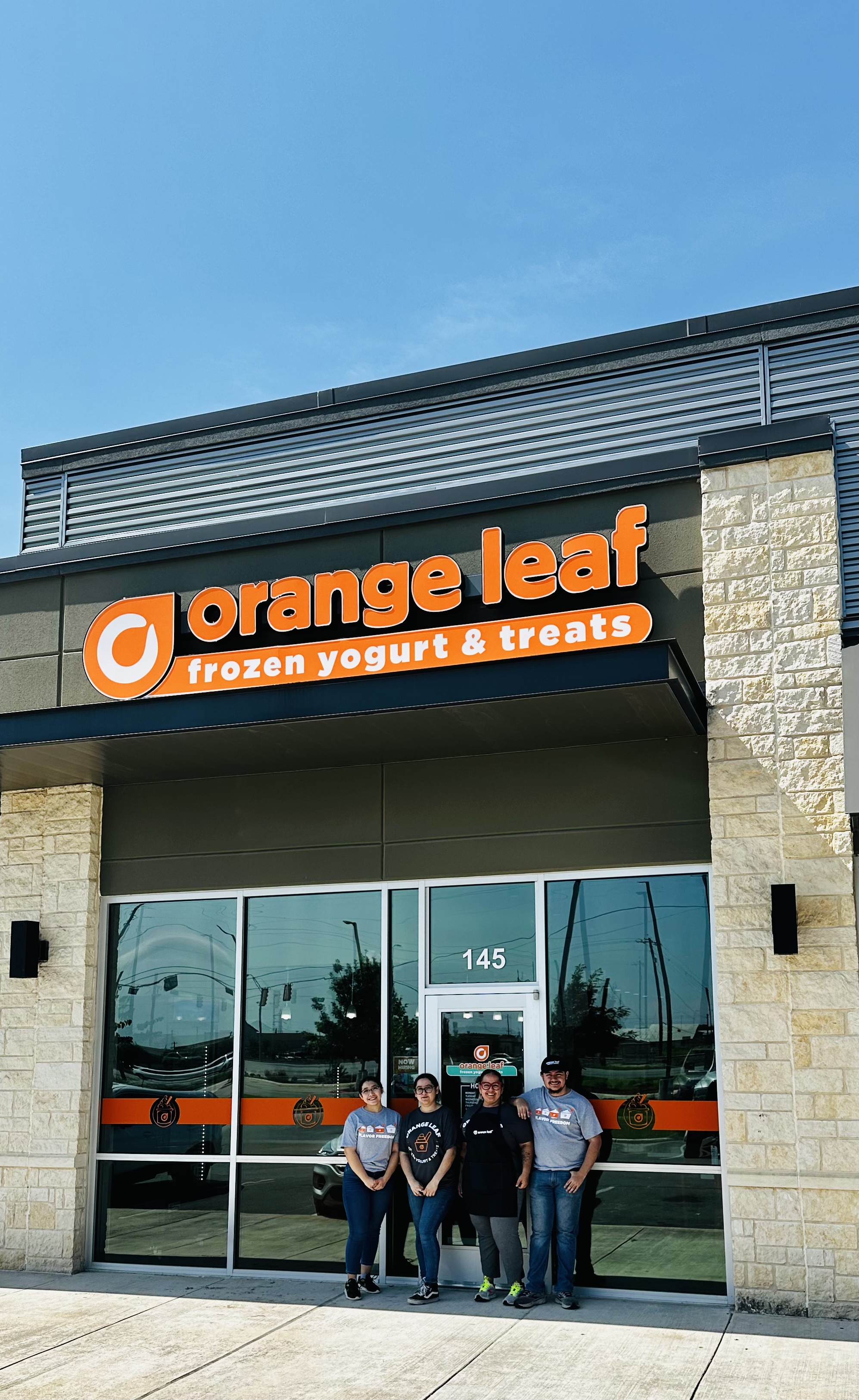 Orange Leaf Opens New Location in Cibolo, Texas