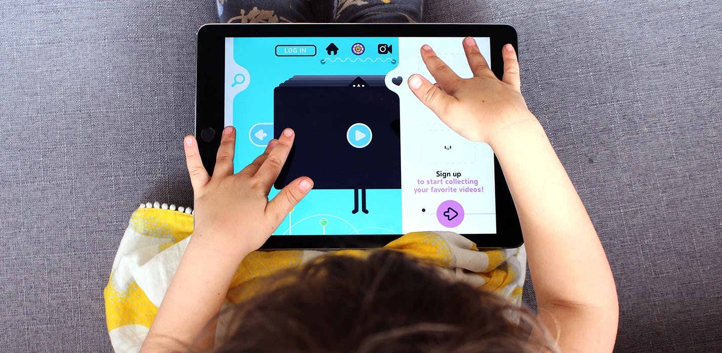 Ipad UI in use