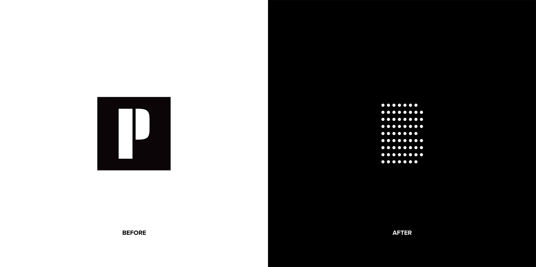 Before and after of the Booking Holdings logo