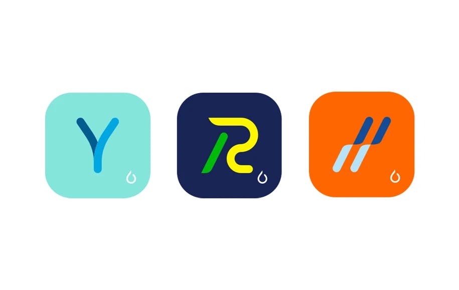 3 app logos for Daily Burn