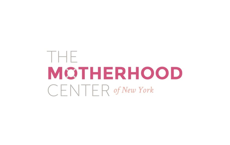 The Motherhood Center logo - branding by OrangeYouGlad
