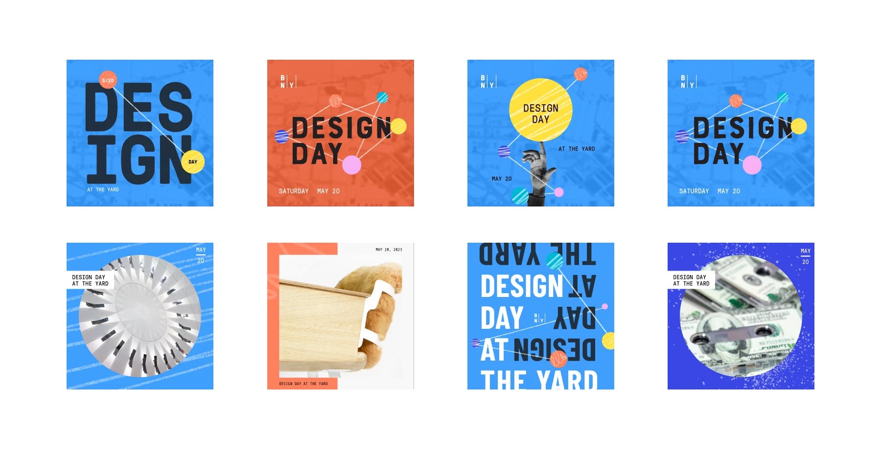 Social media template design for Design Day at Brooklyn Navy Yard