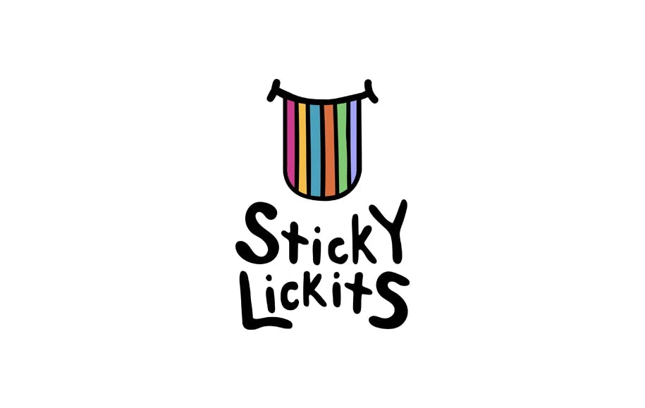 StickyLickits Logo design by OrangeYouGlad