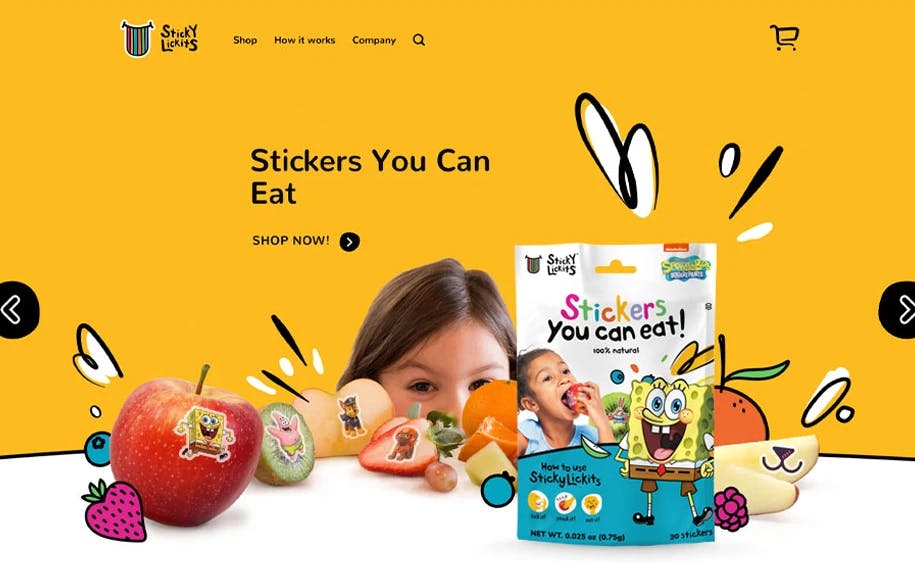 StickyLickits Website Design