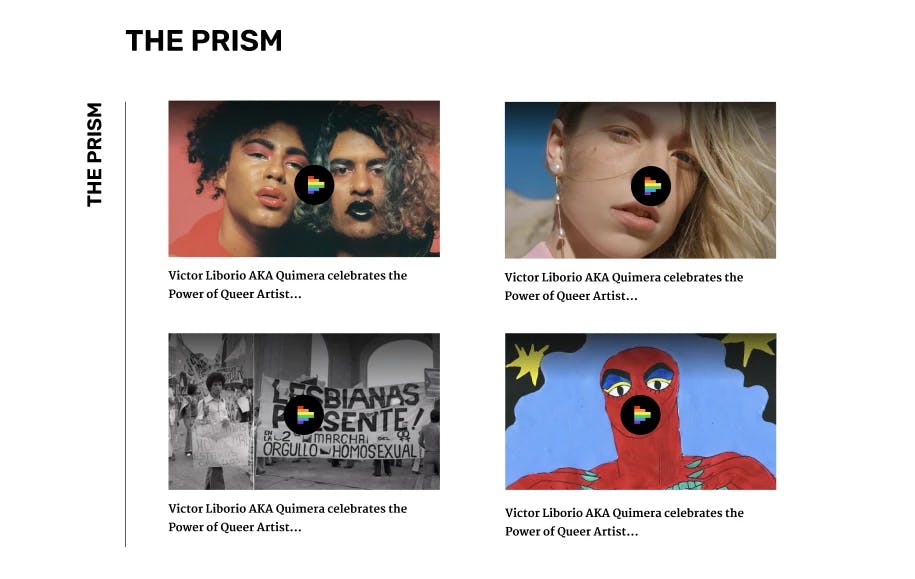 video out website interface