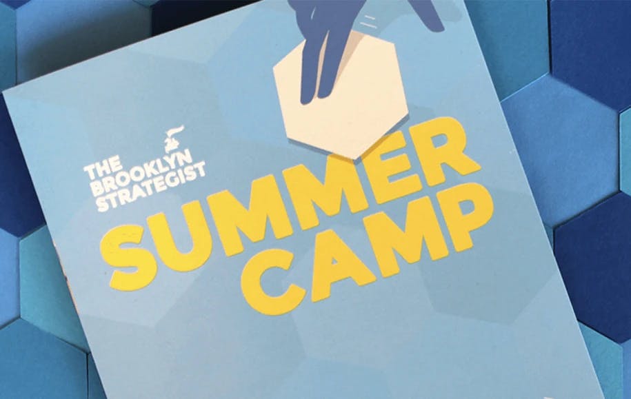 Brooklyn Strategist Summer Camp Brochure design and illustration