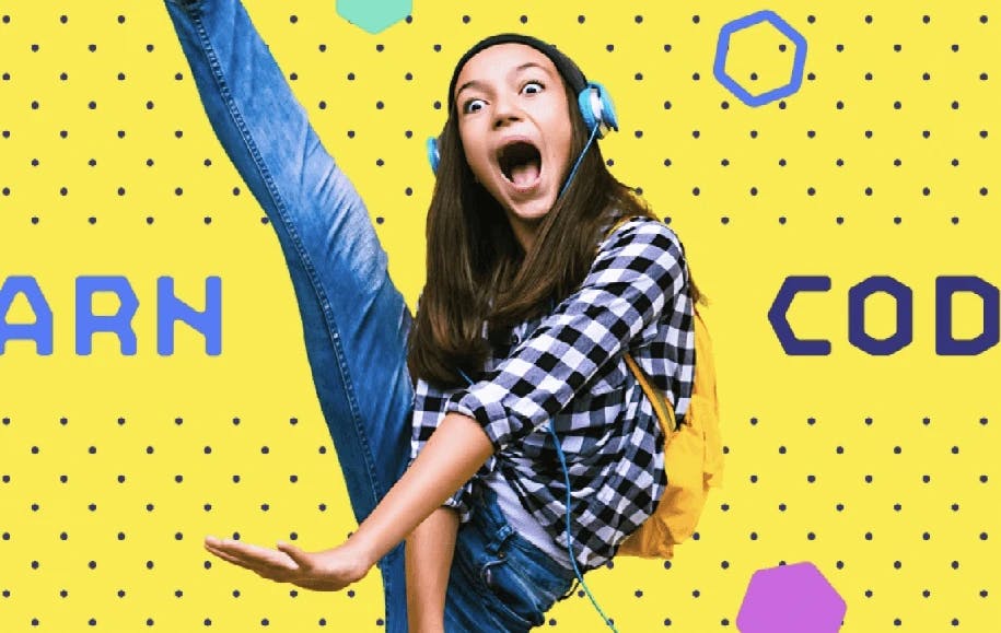 Tech Explorers Key art with dots pattern
