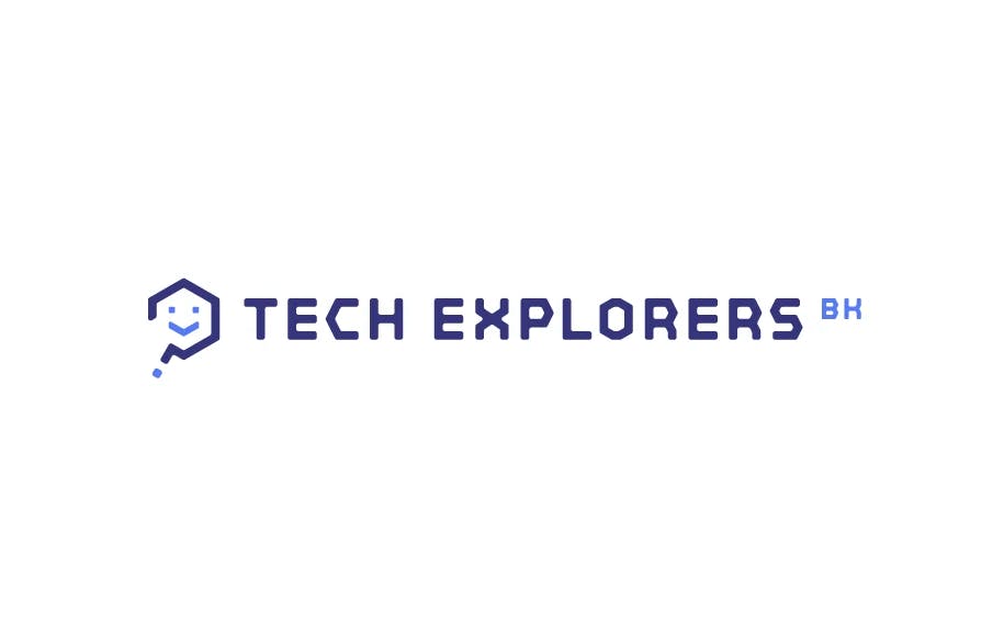 Tech Explorers logo and identity design by OrangeYouGlad