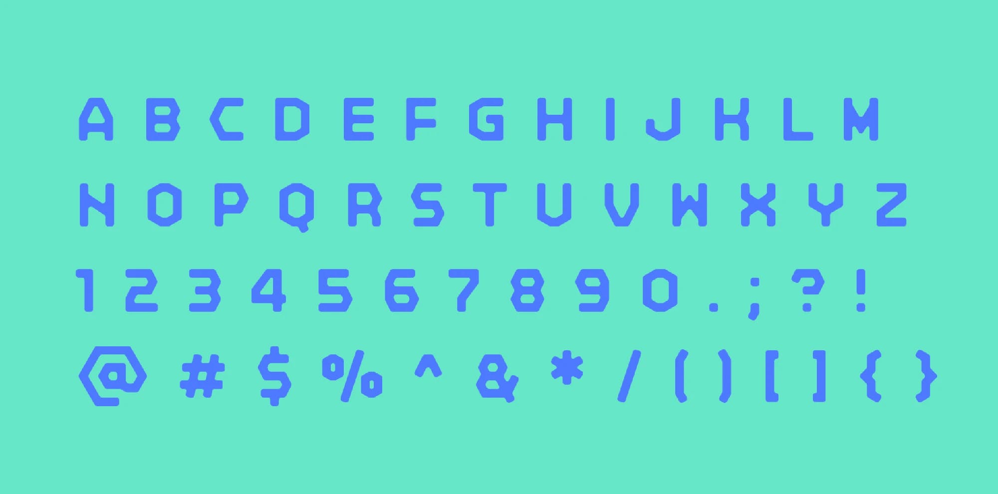 Custom typeface for Tech Explorers by OrangeYouGlad