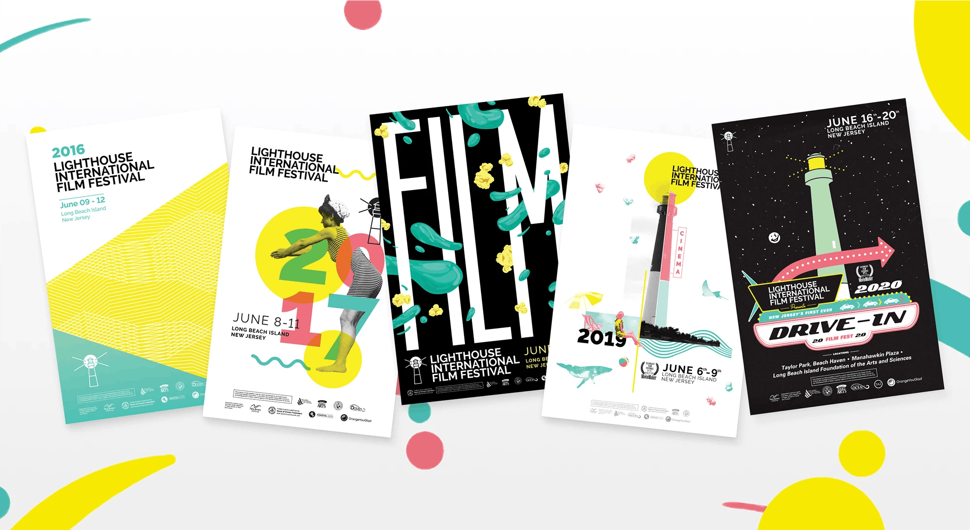 posters with new branding - LIFF - design by OrangeYouGlad