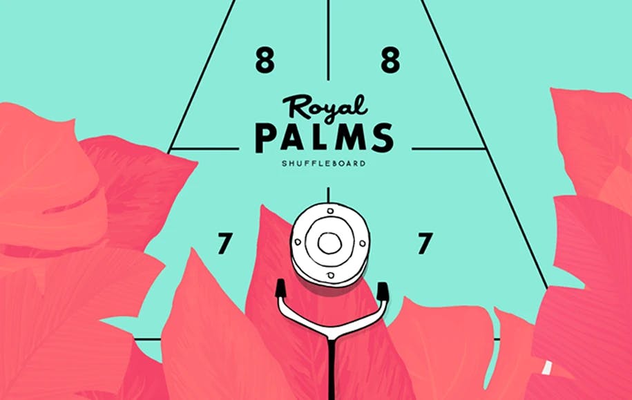 Royal Palms Shuffleboard brochure cover