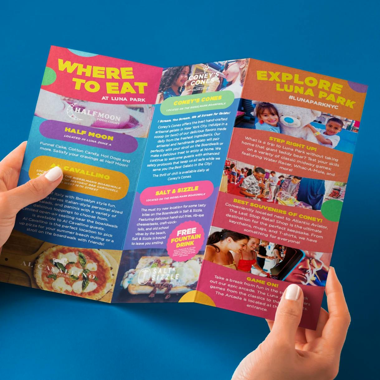 Luna park - brochure design