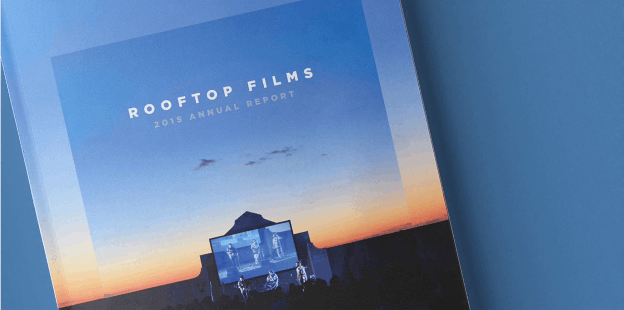 Rooftop Films Annual Report Cover