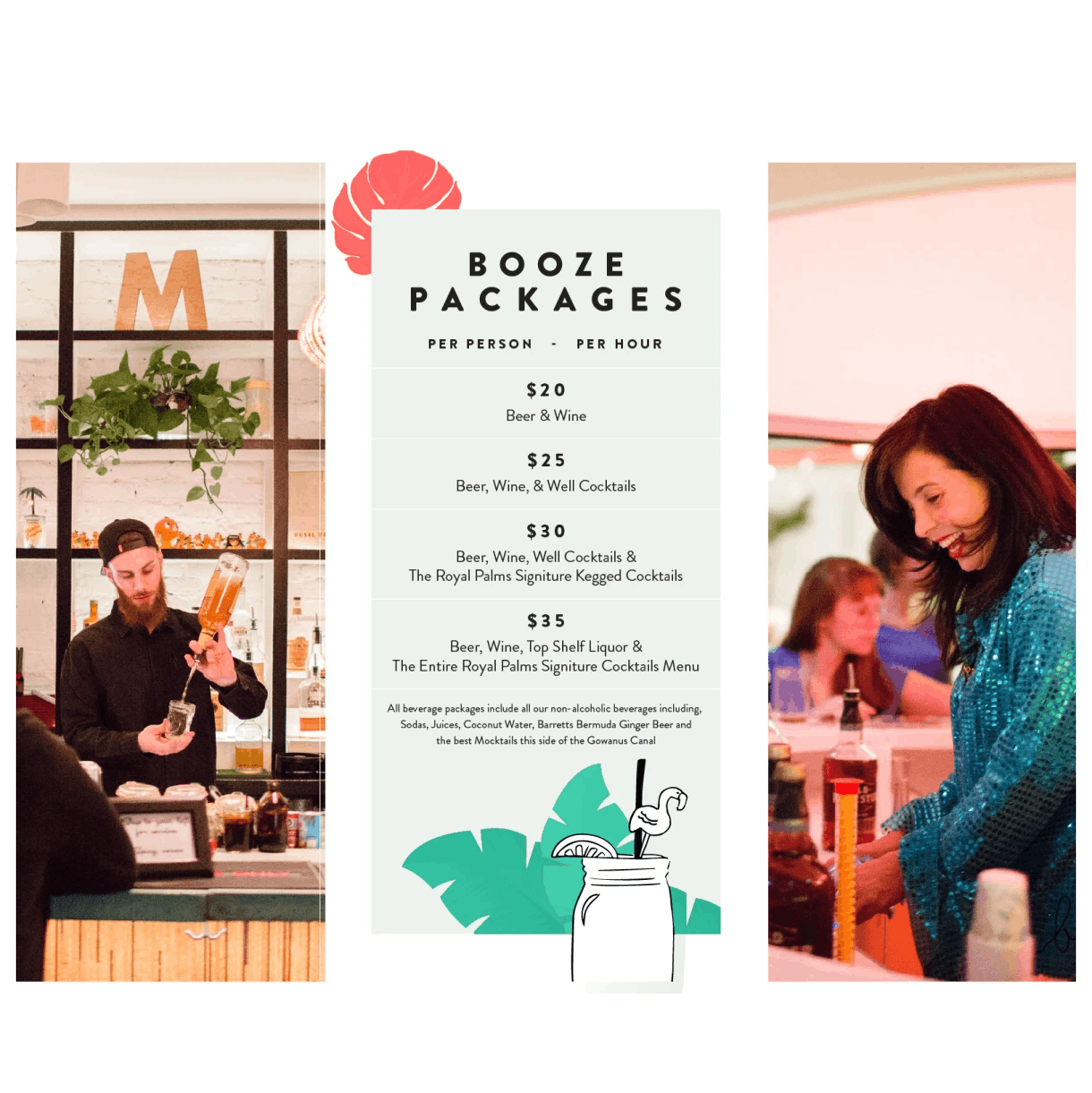 Booze budget layout