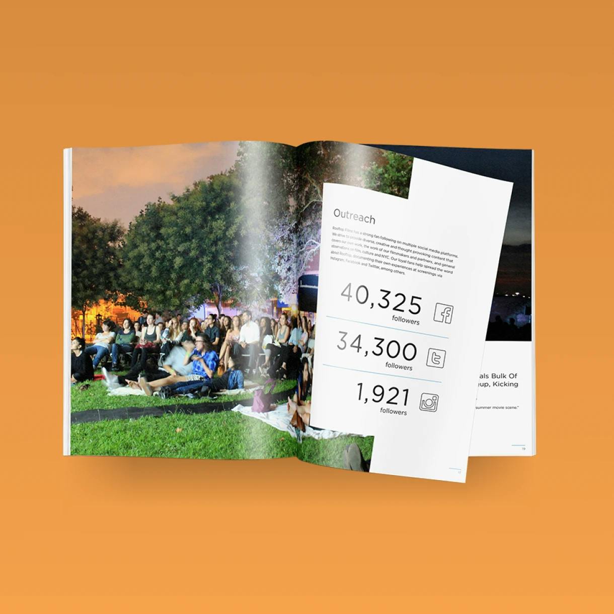 Rooftop Films with outreach data points