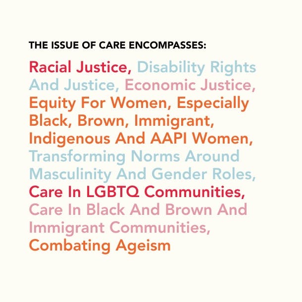Care issues graphic
