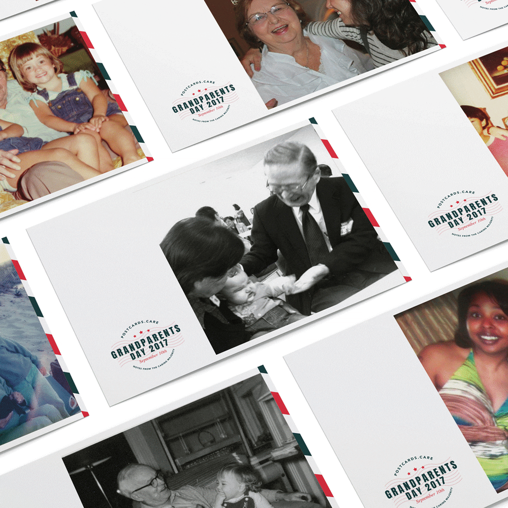 Grandparents day postcard campaign