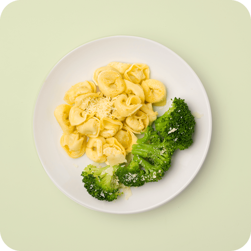 Buttered Tortellini & Broccoli