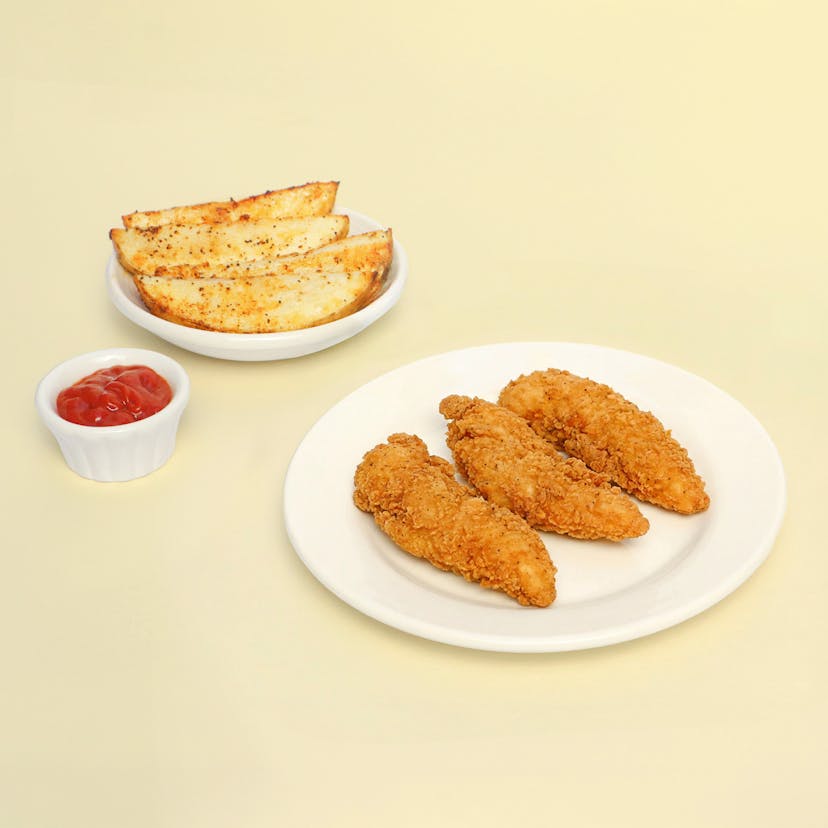 Chicken Tenders with Potato Wedges