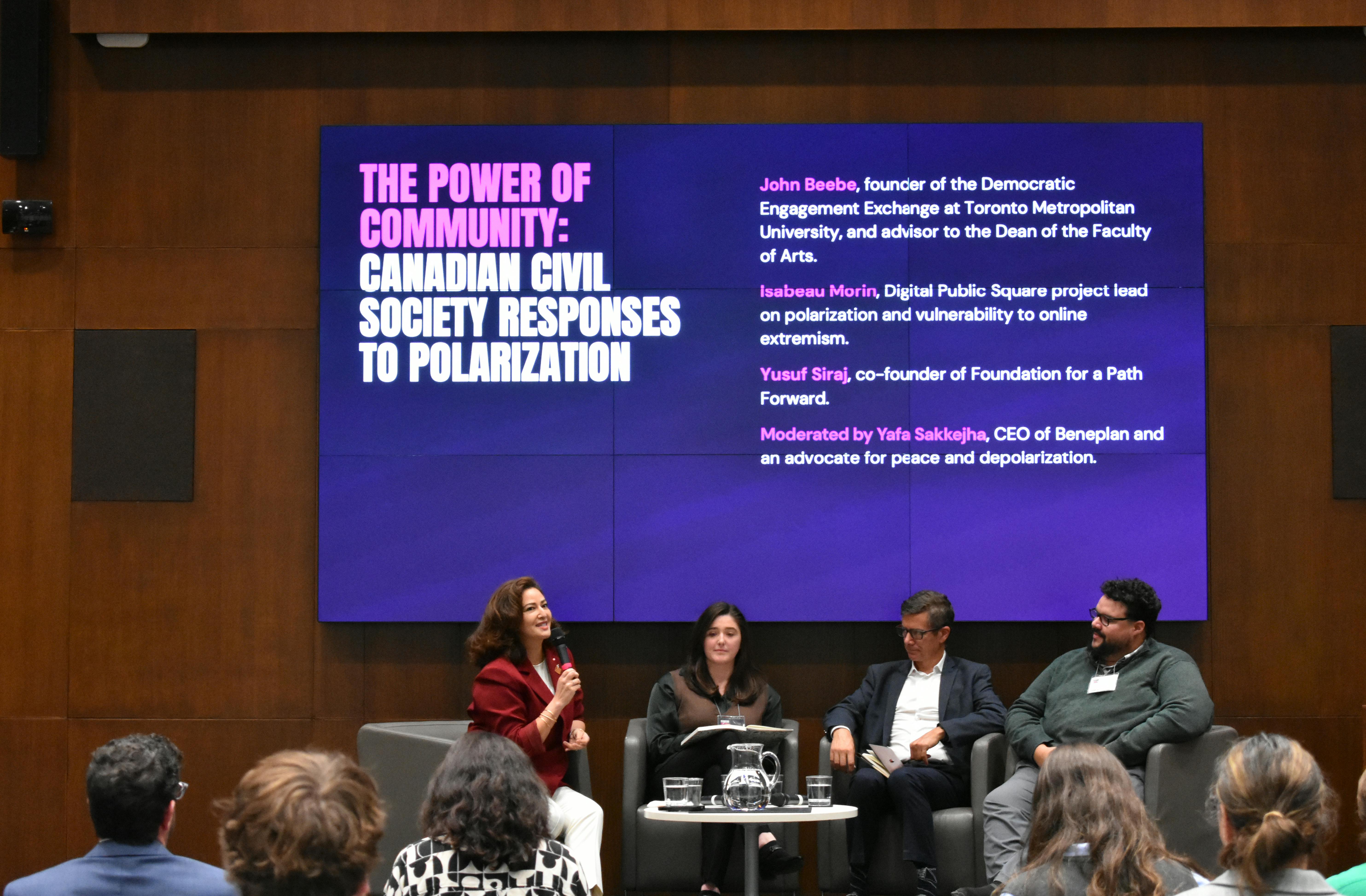 Isabeau Morin, John Beebe, Yusuf Siraj, Yafa Sakkejha