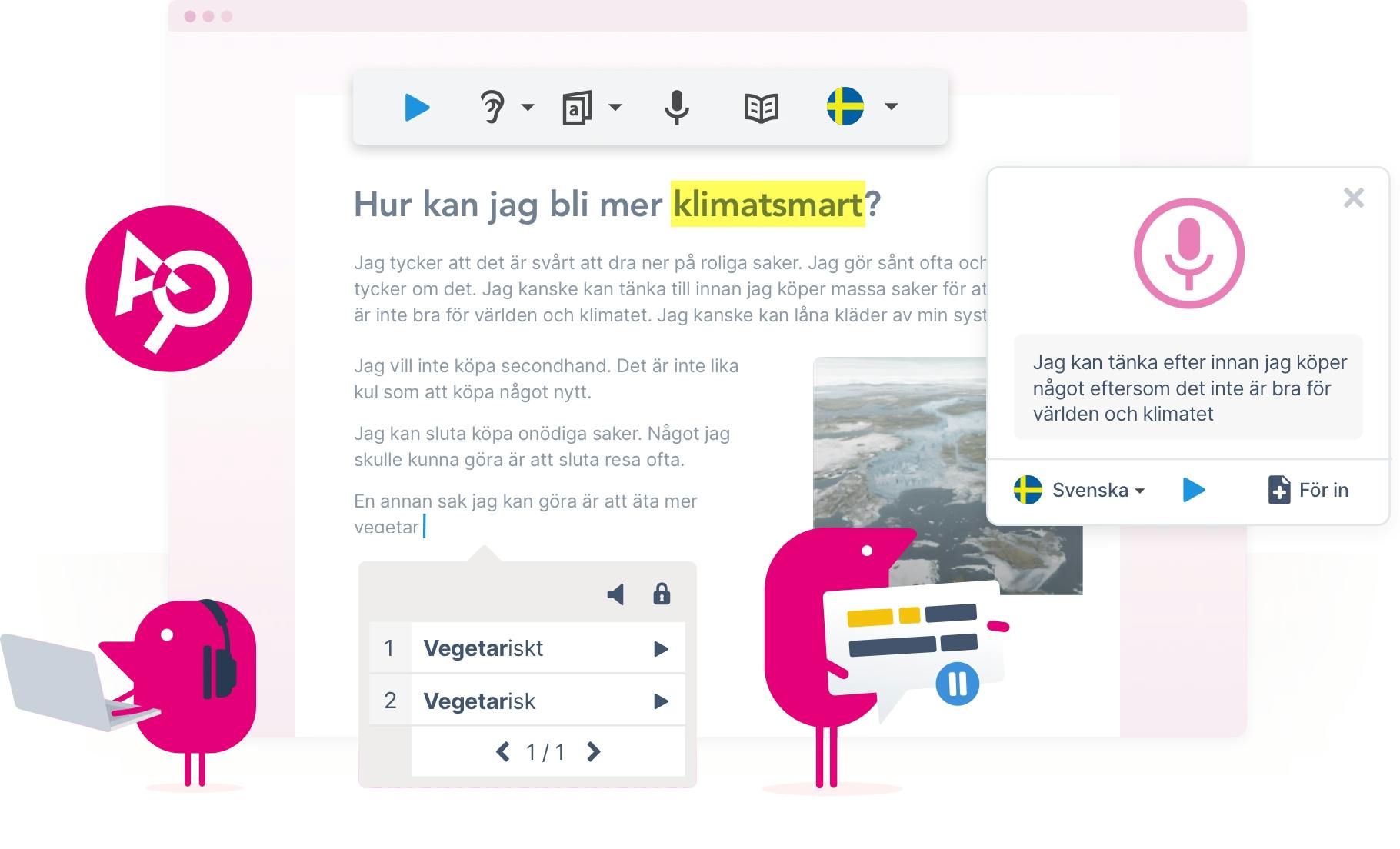 Illustration of AppWriter main functions