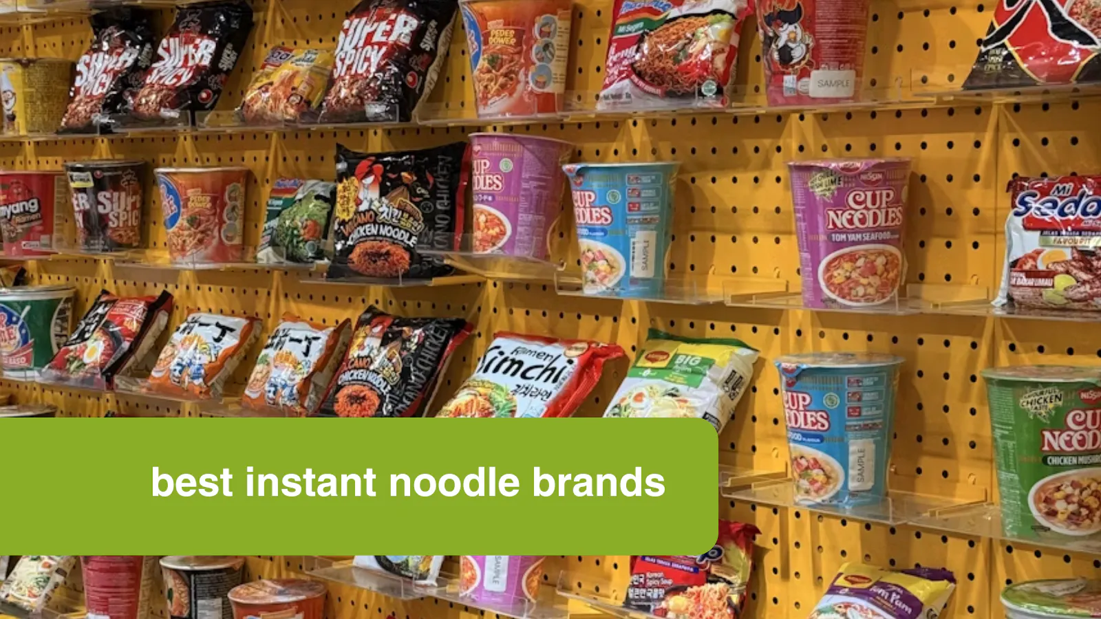 Best Instant Noodle Brands