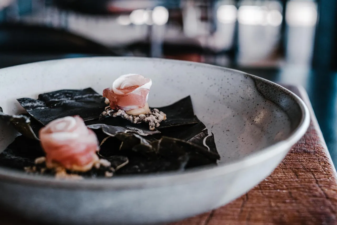 Japanese kombu seaweed dish