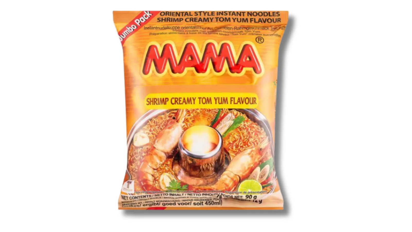 Mama tom yum noodles
