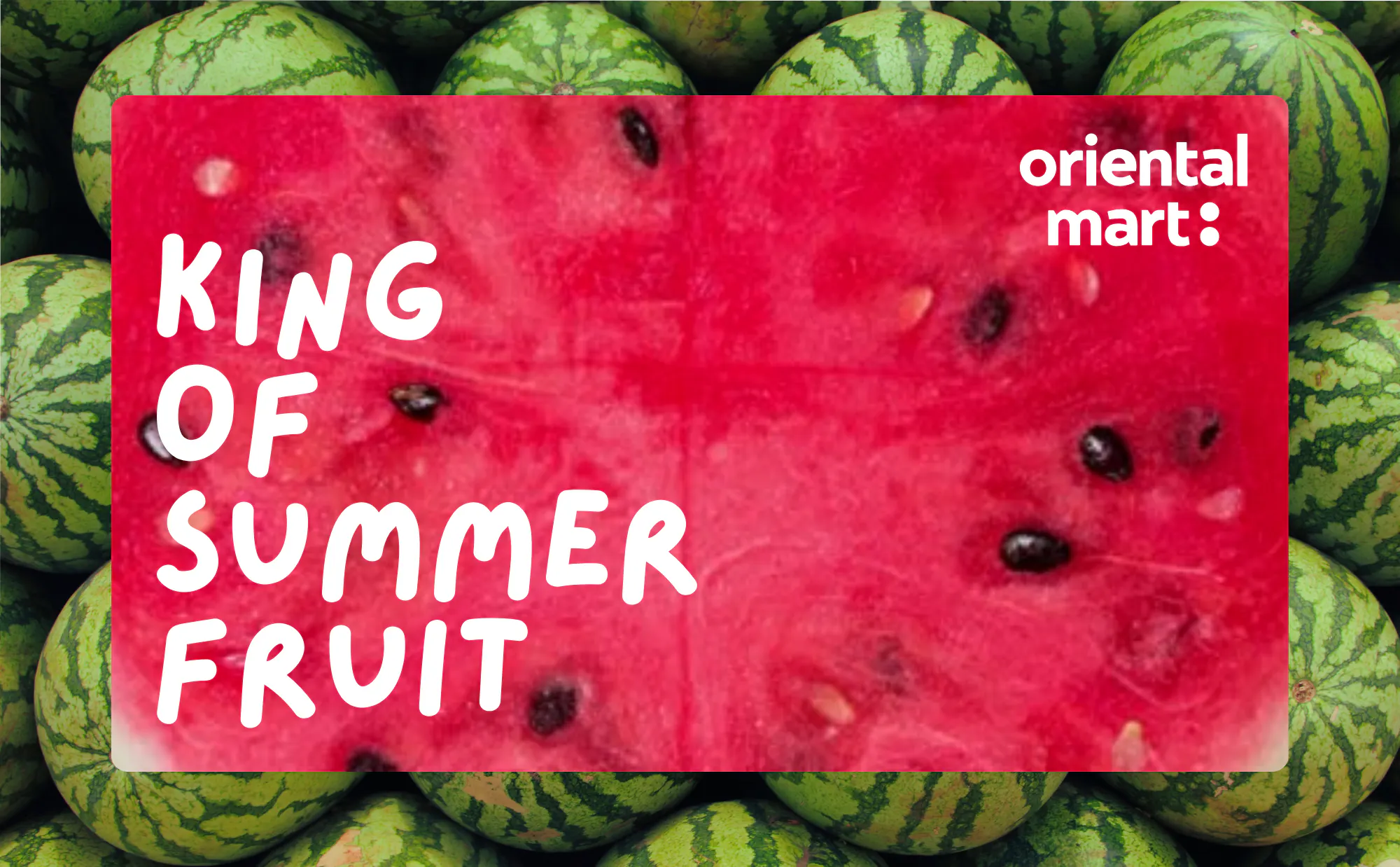 Summer Refreshment Weekend - National Watermelon Day (3 Aug)