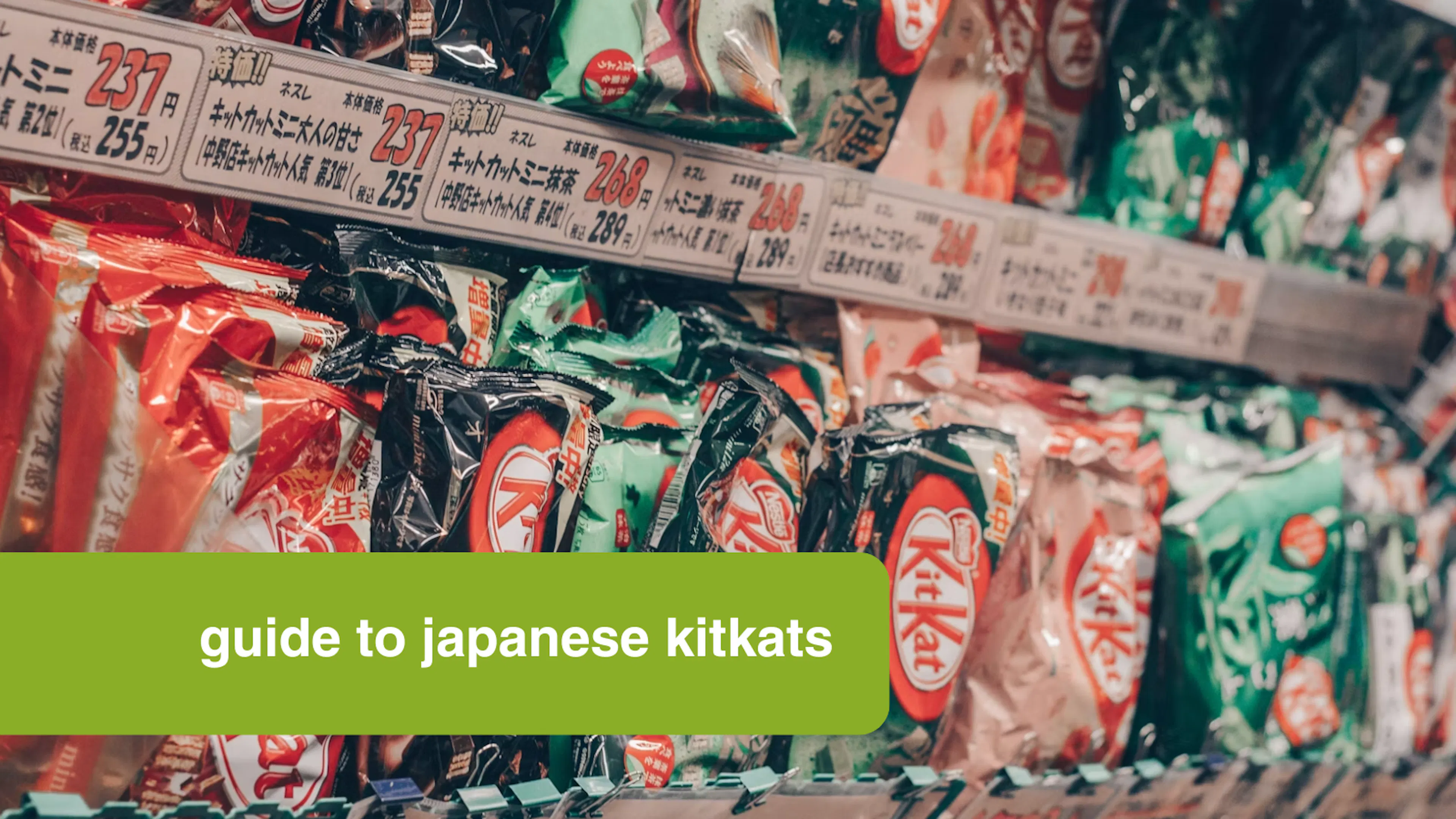 guide to japanese kitkats