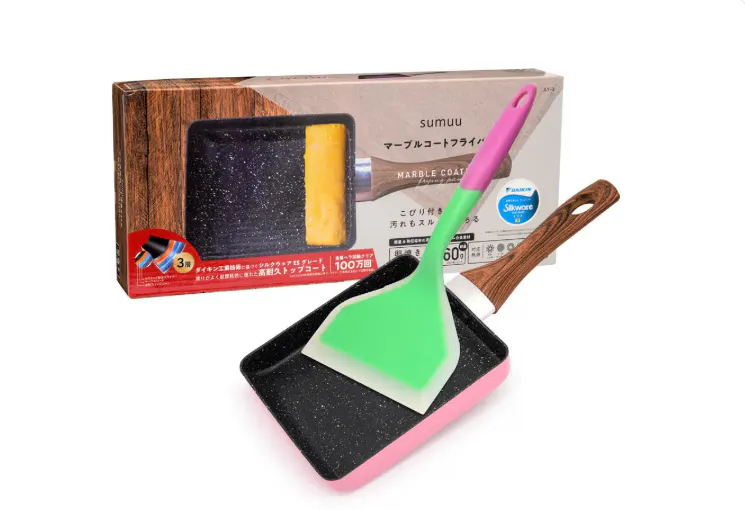 Sumuu Tamagoyaki Pan with Silicon Spatula