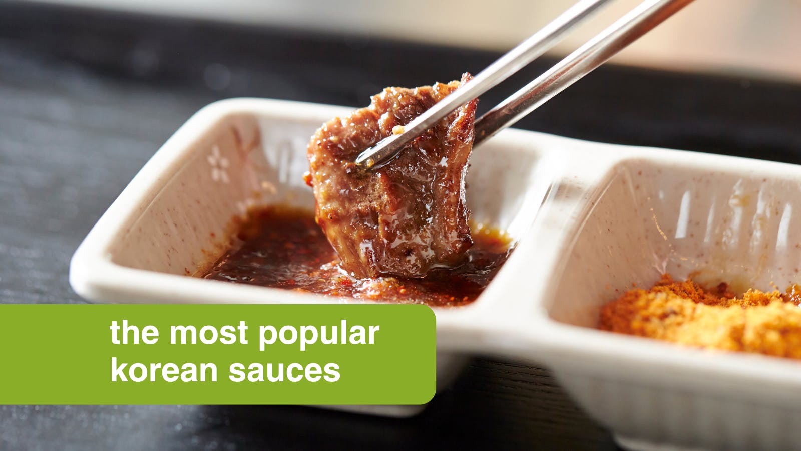 The most popular Korean sauces