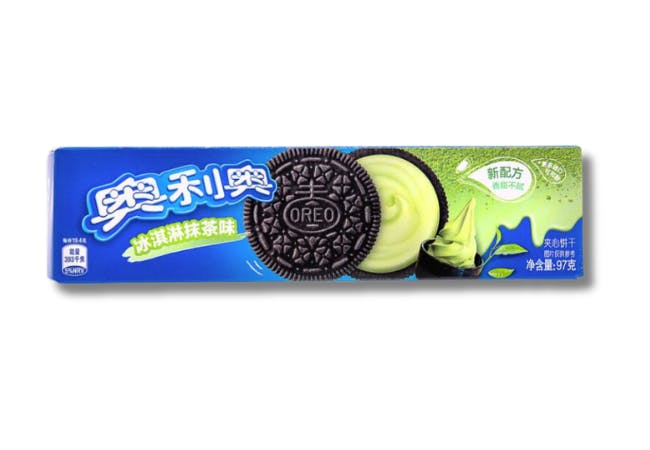 Green tea Oreo cookies 