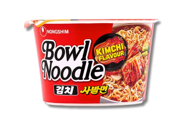 Nongshim kimchi noodle bowl