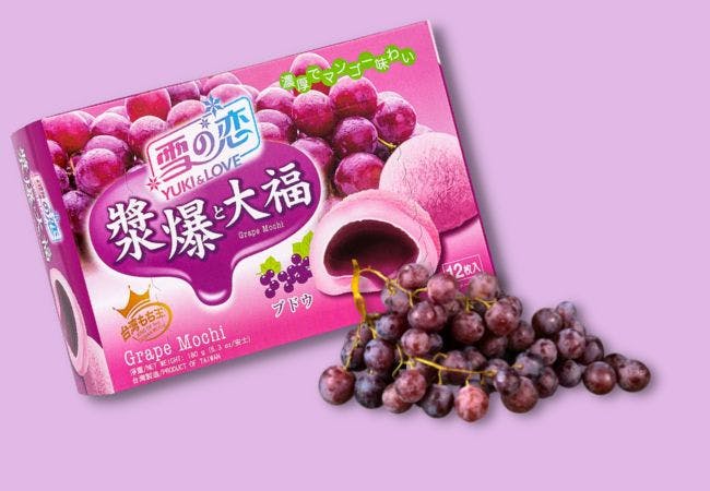 grape mochi