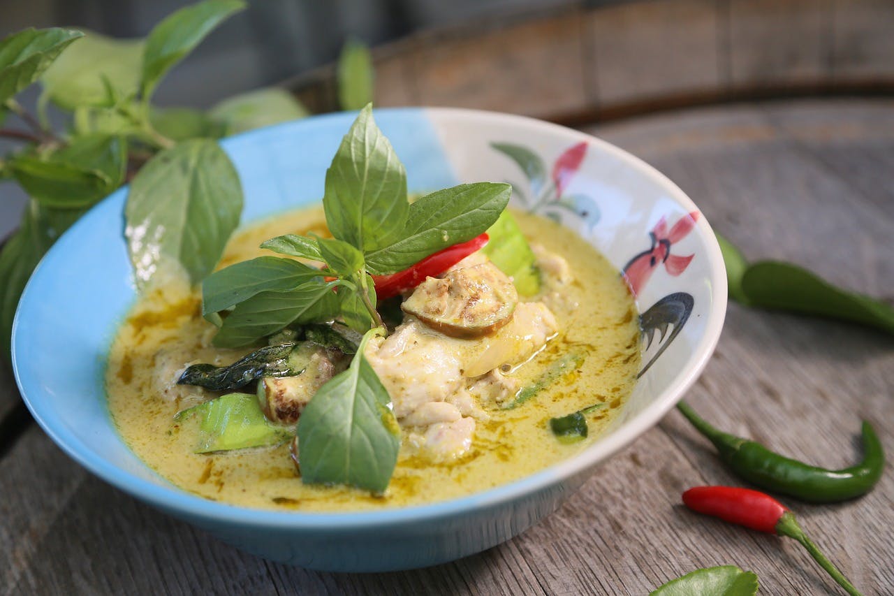 Thai green curry