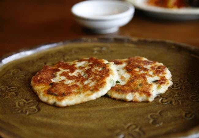 Korean scallion pancakes